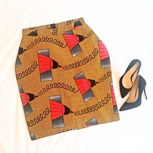 African Print Skirt